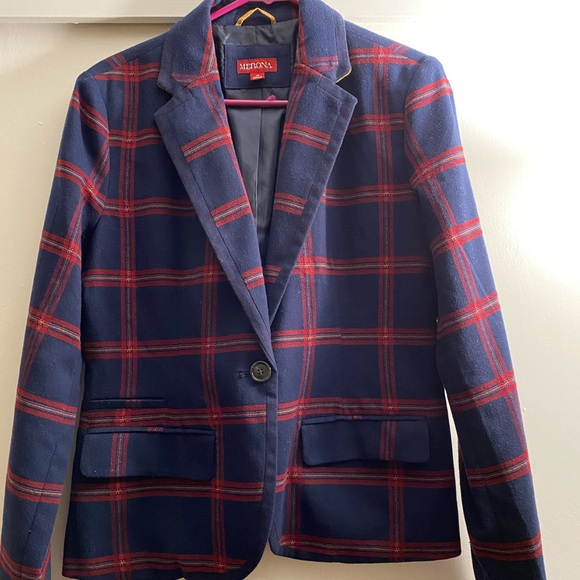 Plaid MERONA Blazer - Picture 1 of 1